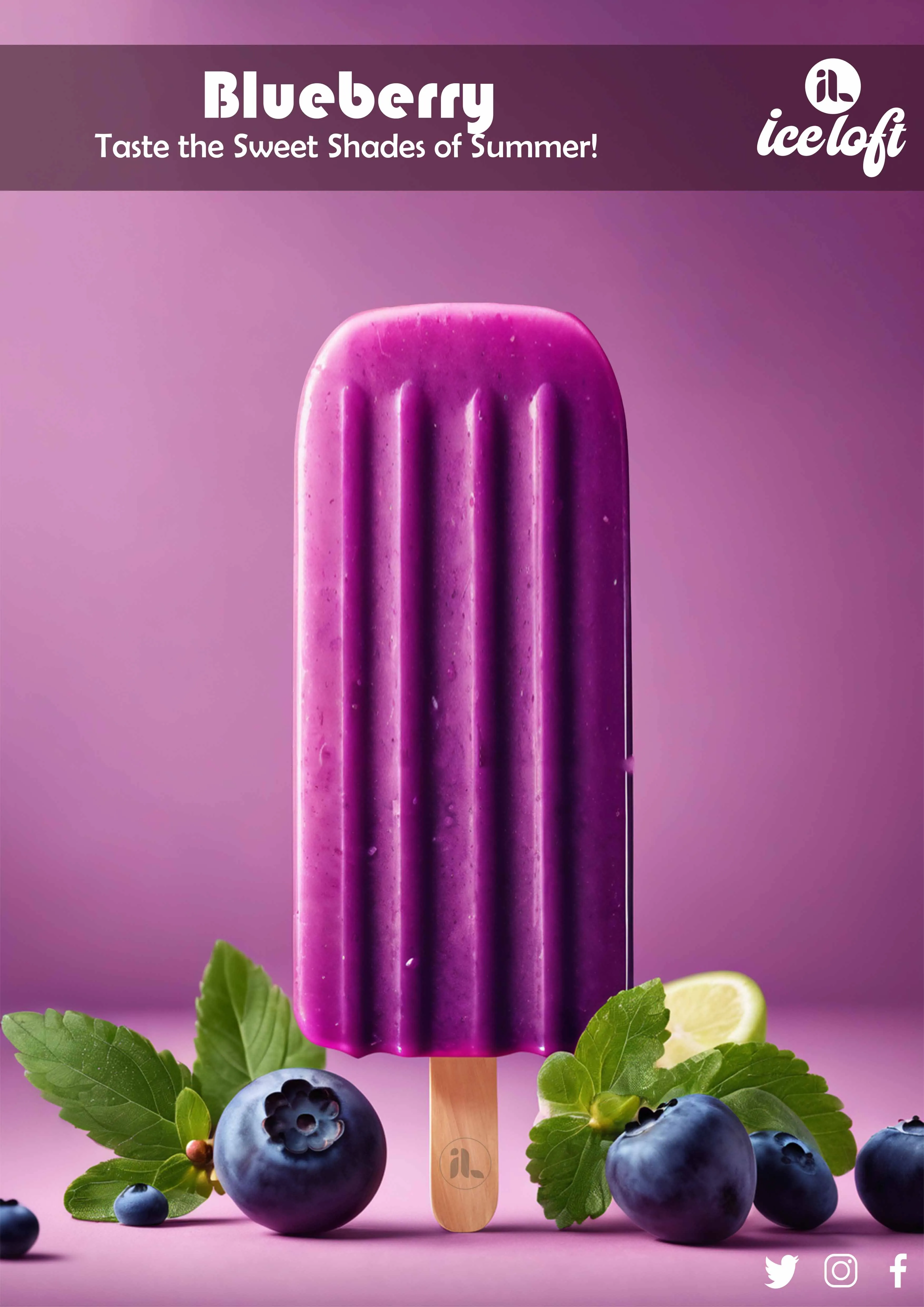 Blueberry Ice Cream