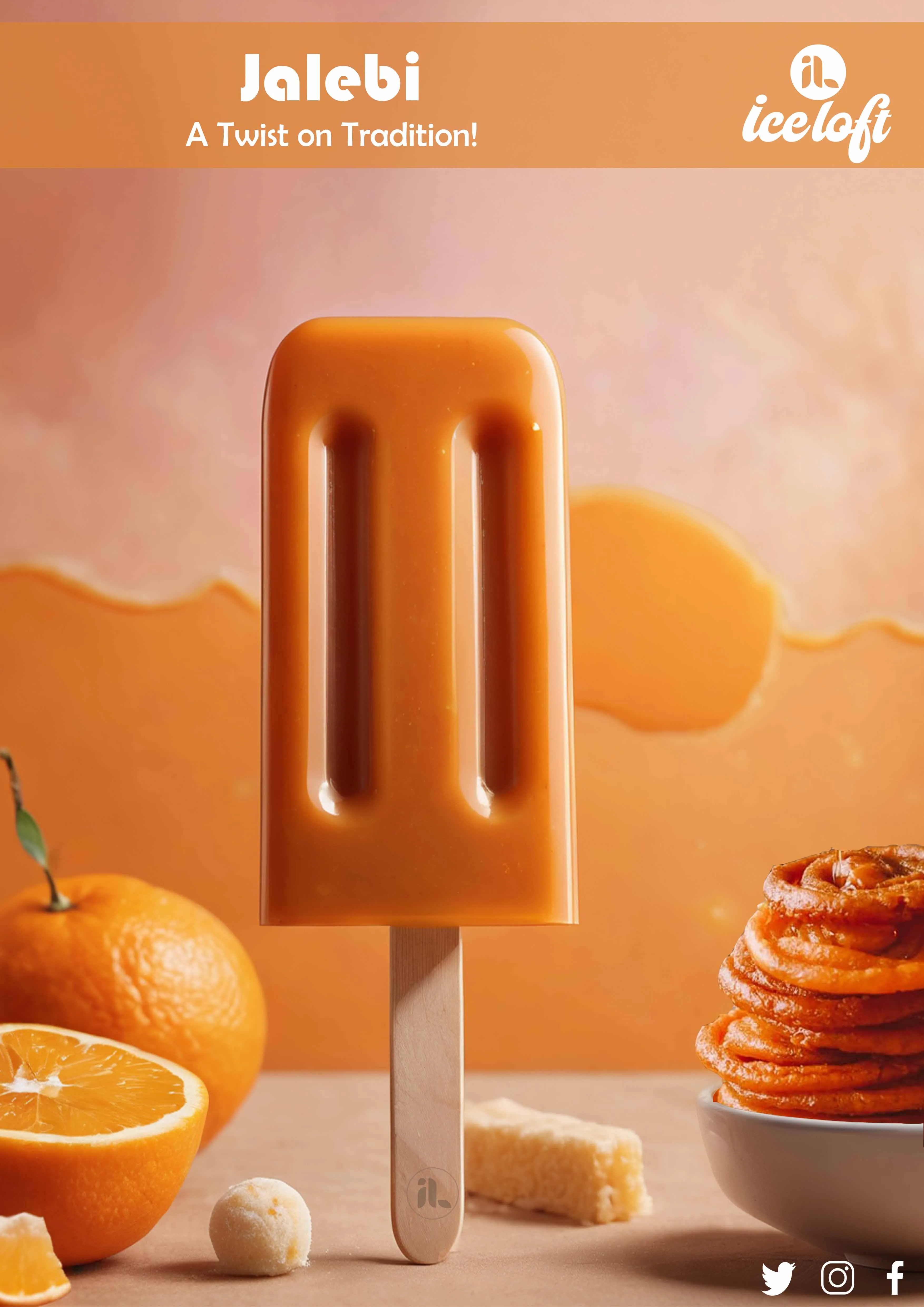 Jalebi Ice Cream