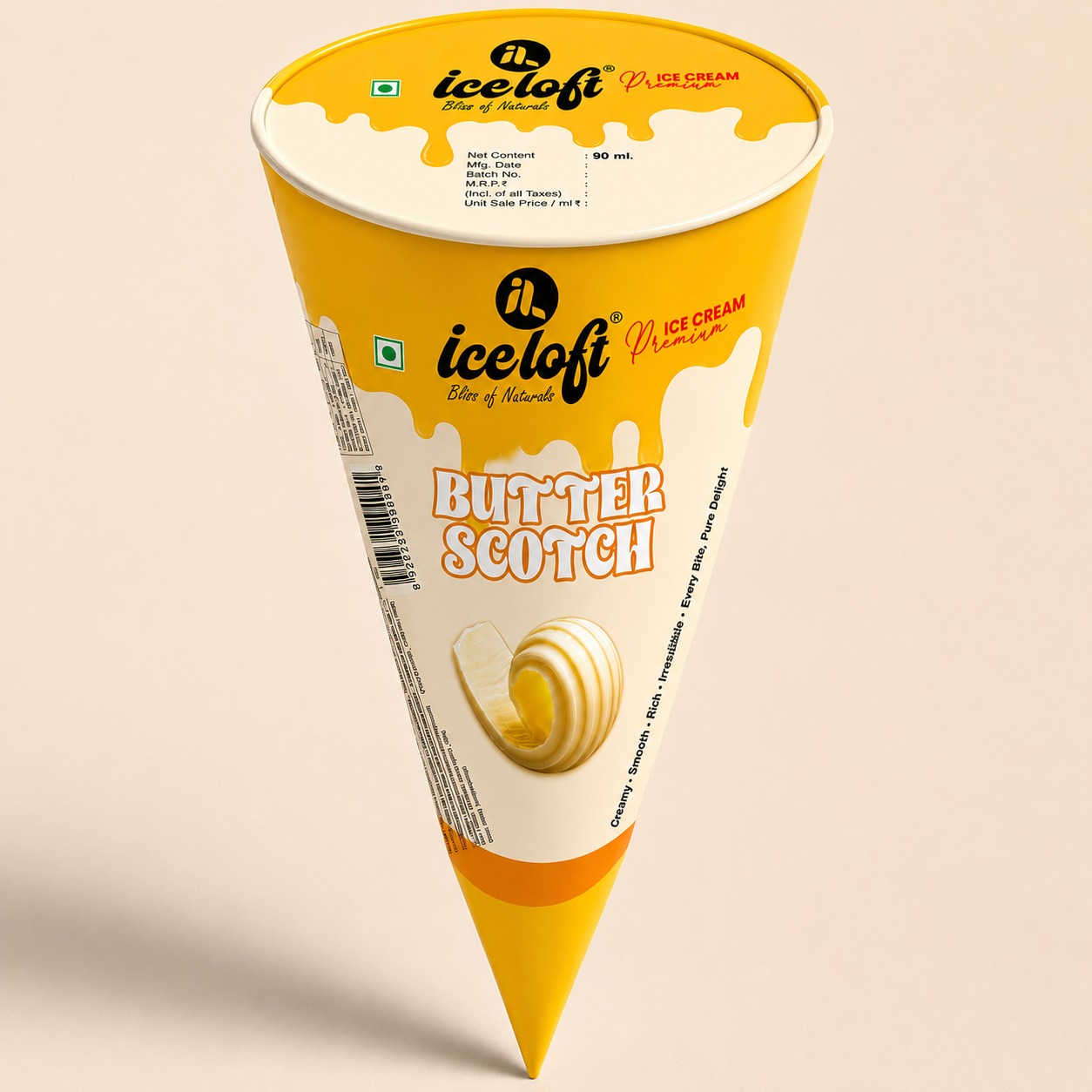 ICE LOFT Butterscotch Cone