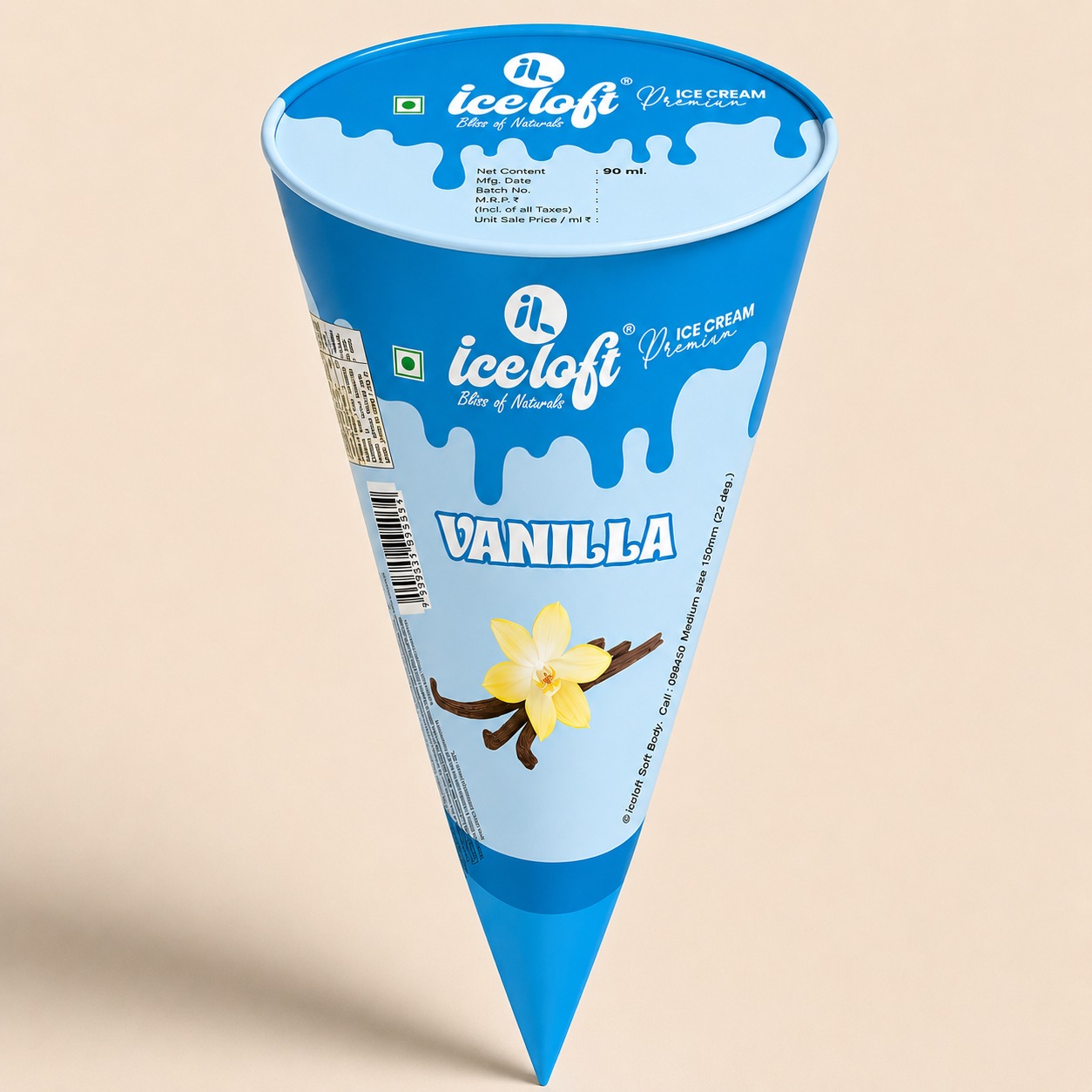 ICE LOFT Vanilla Cone