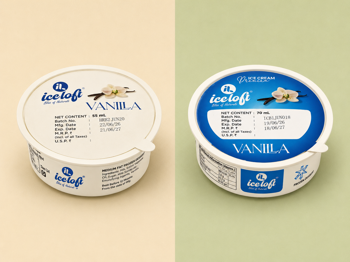 ICE LOFT Cup range