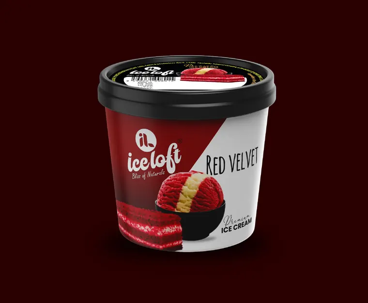 Red Velvet tub ice cream