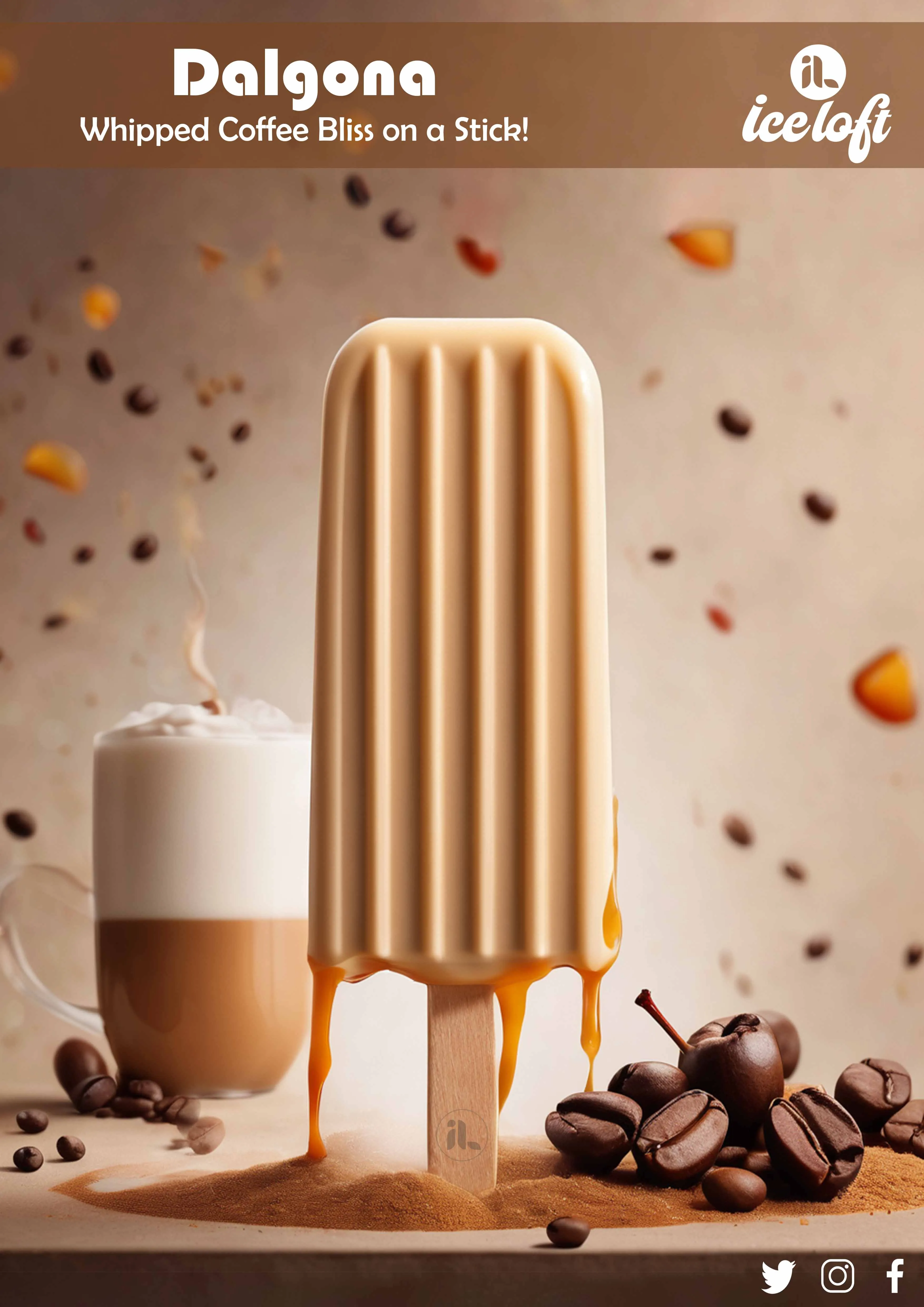 Dalgona Ice Cream