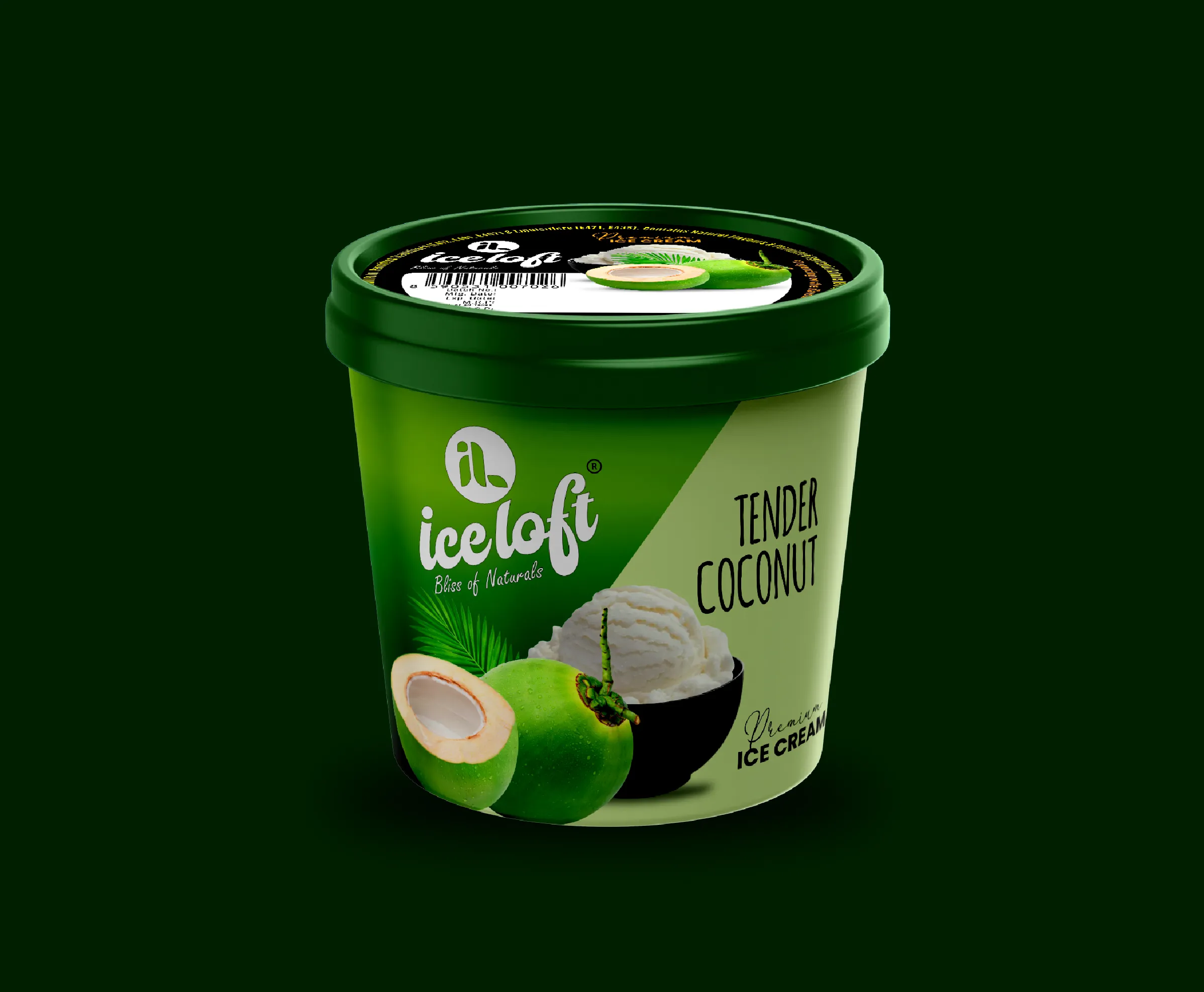 Tender Coconut Tub Icecream